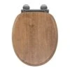 Croydex Ontario Flexi-Fix Toilet Seat - Teak -Home Bathroom Store croydex ontario flexi fix toilet seat teak wl602086h