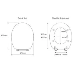 Croydex Ontario Flexi-Fix Toilet Seat - Teak -Home Bathroom Store croydex ontario flexi fix toilet seat teak wl602086h 3