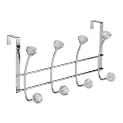 Croydex Over Door Jewel Multi Hook - Chrome -Home Bathroom Store croydex over door jewel multi hook chrome qm260341 2