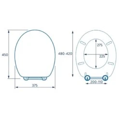 Croydex Portland Flexi-Fix Toilet Seat - White -Home Bathroom Store croydex portland flexi fix toilet seat white wl601122h 3