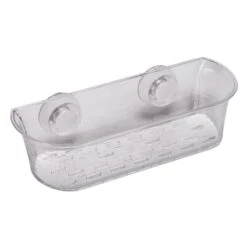 Croydex Press 'N' Lock Long Basket - Clear 6 Croydex Press 'N' Lock Long Basket - Clear -Home Bathroom Store croydex press n lock long basket clear pa120632 1