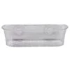 Croydex Press 'N' Lock Long Basket - Clear -Home Bathroom Store croydex press n lock long basket clear pa120632
