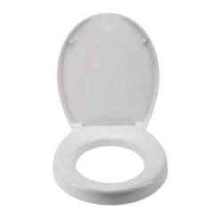 Croydex Raised Toilet Seat - White -Home Bathroom Store croydex raised toilet seat white wl400522h 1