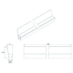 Croydex Rigid Seal Kit - 4-6mm - Translucent -Home Bathroom Store croydex rigid seal kit 4 6mm translucent am161332 1