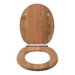 Croydex Rutland Flexi-Fix Toilet Seat - Solid Oak -Home Bathroom Store croydex rutland flexi fix toilet seat solid oak wl602376h 2