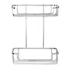Croydex Stainless Steel Two Tier Cosmetic Basket -Home Bathroom Store croydex stainless steel two tier cosmetic basket qm390541