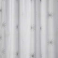 Croydex Stellar Shower Curtain - White