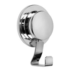 Croydex Stick 'N' Lock Robe Hook - Chrome -Home Bathroom Store croydex stick n lock robe hook chrome qm291741 2