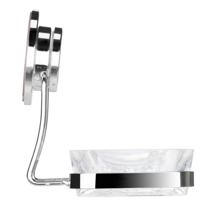 Croydex Stick 'N' Lock Soap Dish And Holder - Chrome 4 Croydex Stick 'N' Lock Soap Dish And Holder - Chrome - Image 2