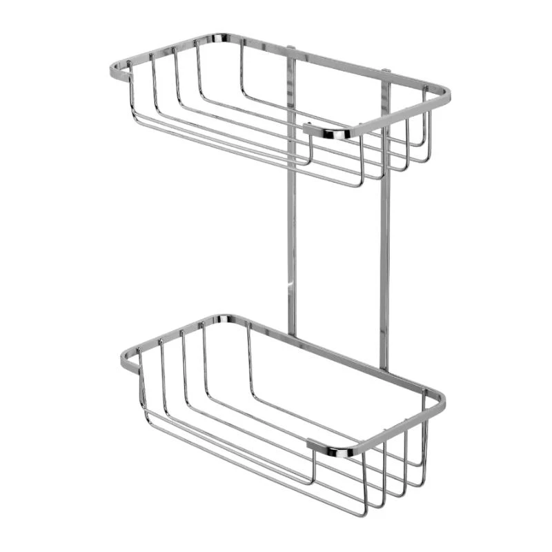 Croydex Two Tier Cosmetic Basket - Mild Steel 4 Croydex Two Tier Cosmetic Basket - Mild Steel - Image 2