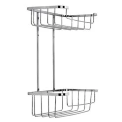 Croydex Two Tier Cosmetic Basket - Mild Steel 8 Croydex Two Tier Cosmetic Basket - Mild Steel -Home Bathroom Store croydex two tier cosmetic basket mild steel qm260541 2