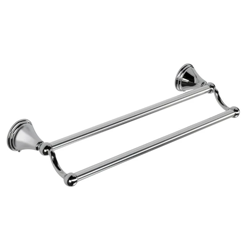 Croydex Westminster Double Towel Rail - Chrome 4 Croydex Westminster Double Towel Rail - Chrome - Image 2