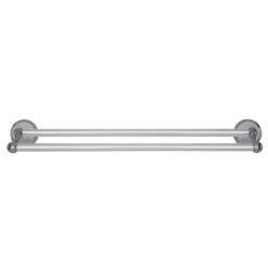 Croydex Westminster Double Towel Rail - Chrome