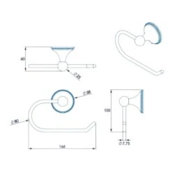 Croydex Westminster Toilet Roll Holder - Chrome -Home Bathroom Store croydex westminster toilet roll holder chrome qm201141 3