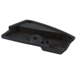 Daryl Cressida Guide Block (left) - Dark Grey -Home Bathroom Store daryl 377b glass guide block left dark grey 200324 1