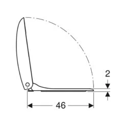 Geberit Citterio Toilet Seat - White -Home Bathroom Store geberit citterio toilet seat white 500.540.01.1 2