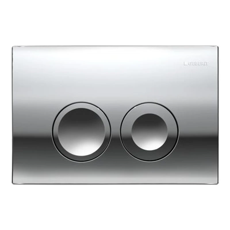 Geberit Delta21 Dual Flush Plate - Bright Chrome 3 Geberit Delta21 Dual Flush Plate - Bright Chrome