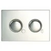 Geberit Dual Flush Mini Plate - Chrome Plated -Home Bathroom Store geberit dual flush mini plate chrome plated cf9032cp