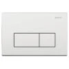 Geberit Kappa50 Dual Flush Plate - Alpine White -Home Bathroom Store geberit kappa50 dual flush plate alpine white 115.260.11.1