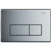 Geberit Kappa50 Dual Flush Plate - Polished Bright Chrome -Home Bathroom Store geberit kappa50 dual flush plate bright chrome 115.260.21.1