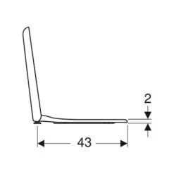 Geberit MyDay Toilet Seat - White -Home Bathroom Store geberit myday toilet seat white 575410000 2