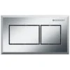 Geberit Pneumatic Dual Flush Plate - Brushed Chrome -Home Bathroom Store geberit pneumatic dual flush plate brushed chrome 115.932.gh .1