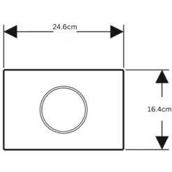 Geberit Sigma10 Electronic Single Flush Plate - Battery Operation With Bluetooth - Matt Black 5 Geberit Sigma10 Electronic Single Flush Plate - Battery Operation With Bluetooth - Matt Black -Home Bathroom Store geberit sigma10 electronic single flush plate battery operation with bluetooth matt black 115.869.16.6 1