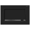 Geberit Sigma30 Stop-And-Go Flush Plate - Matt Black / Chrome -Home Bathroom Store geberit sigma30 stop and go flush plate matt black chrome 115.893.14.1