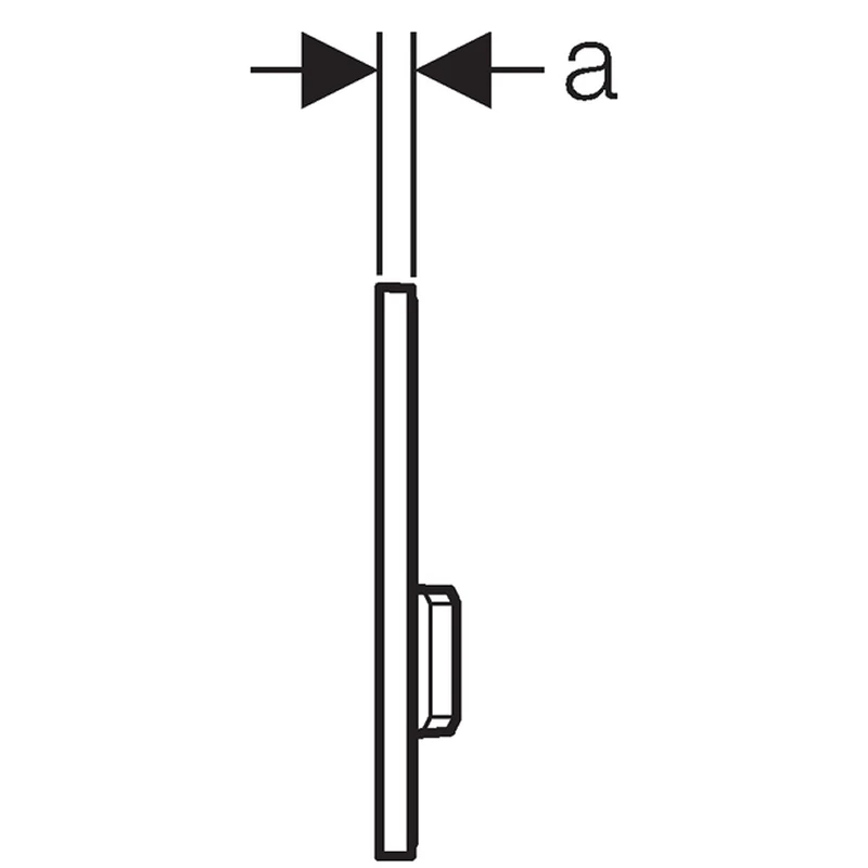 Geberit Sigma50 Flush Plate - Amber Glass 5 Geberit Sigma50 Flush Plate - Amber Glass - Image 3