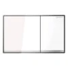 Geberit Sigma60 Dual Flush Plate - Glass/white 1 Geberit Sigma60 Dual Flush Plate - Glass/white -Home Bathroom Store geberit sigma60 dual flush plate glass white 115.640.si .1