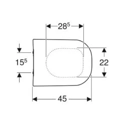 Geberit Smyle Toilet Seat - White -Home Bathroom Store geberit smyle toilet seat white 500.979.01.1 1