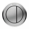 Geberit Type 10 Pneumatic Dual Flush Plate Button - Matt Chrome/bright Chrome 2 Geberit Type 10 Pneumatic Dual Flush Plate Button - Matt Chrome/bright Chrome -Home Bathroom Store geberit type 10 pneumatic dual flush plate button matt chrome bright chrome 116.055.kn .1