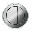 Geberit Type 10 Pneumatic Dual Flush Plate Button - Matt Chrome/gloss Chrome -Home Bathroom Store geberit type 10 pneumatic dual flush plate button matt chrome gloss chrome 116.055.kh .1