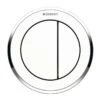 Geberit Type 10 Pnuematic Dual Flush Button - Furniture Actuator - White / Gloss Chrome -Home Bathroom Store geberit type 10 pnuematic dual flush button furniture actuator white gloss chrome 116.057.kj .1