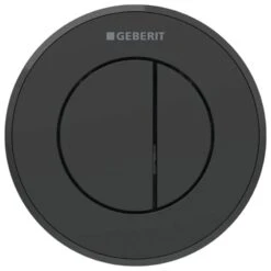 Geberit Type 10 Pnuematic Dual Flush Button - Sigma Concealed Cistern - Black