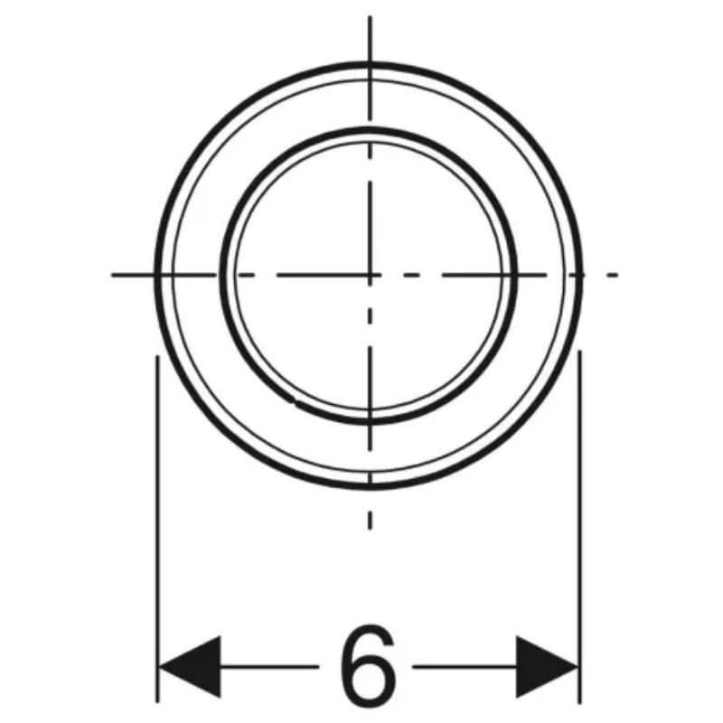 Geberit Type 10IR Electronic Dual Flush - Battery Operation - Brushed Chrome 4 Geberit Type 10IR Electronic Dual Flush - Battery Operation - Brushed Chrome - Image 2