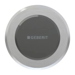 Geberit Type 10IR Electronic Dual Flush - Battery Operation - Brushed Chrome
