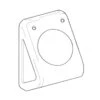 Geberit Wall Mounted Foot Actuator Flush Plate -Home Bathroom Store geberit wall mounted foot actuator flush plate 240.078.00.1