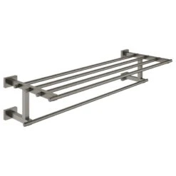 Grohe Essentials Cube Multi-Towel Rack - Brushed Hard Graphite