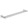 Grohe Essentials Double Towel Rail - Chrome 1 Grohe Essentials Double Towel Rail - Chrome -Home Bathroom Store grohe essentials double towel rail chrome 40802001