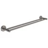 Grohe Essentials Double Towel Rail - Hard Graphite 2 Grohe Essentials Double Towel Rail - Hard Graphite -Home Bathroom Store grohe essentials double towel rail hard graphite 40802a01