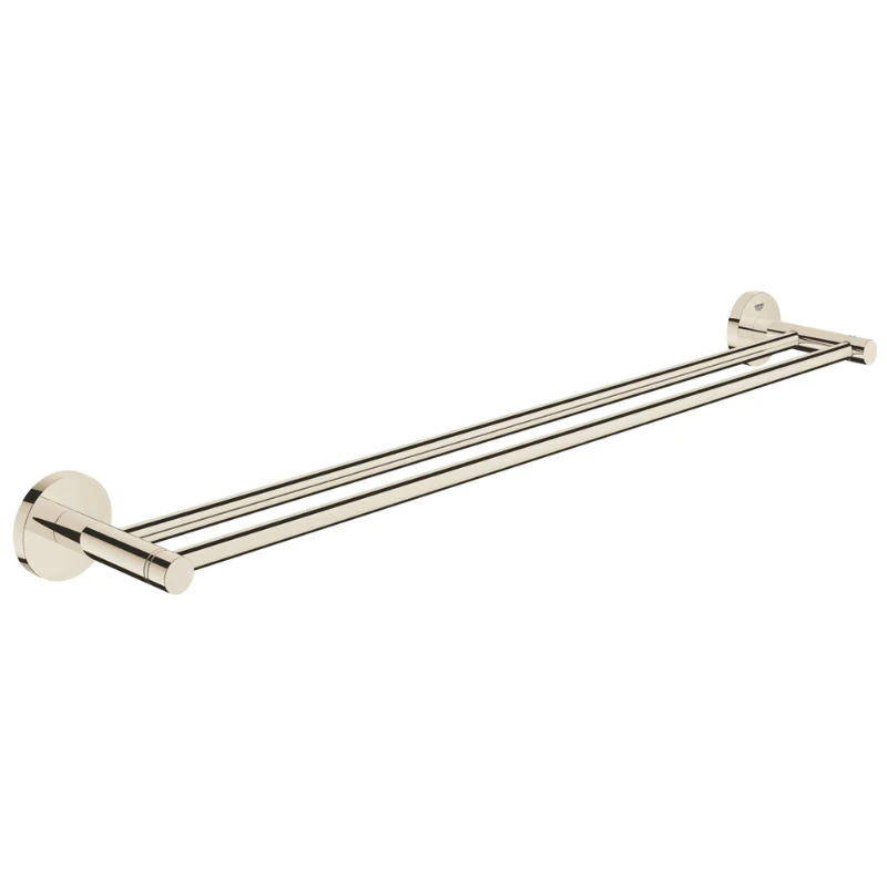 Grohe Essentials Double Towel Rail - Polsihed Nickel 3 Grohe Essentials Double Towel Rail - Polsihed Nickel