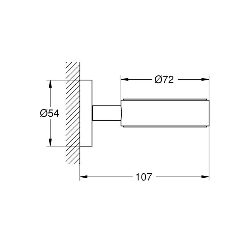 Grohe Essentials Glass/Soap Dish Holder - Supersteel 5 Grohe Essentials Glass/Soap Dish Holder - Supersteel - Image 3