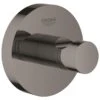 Grohe Essentials Robe Hook - Hard Graphite 2 Grohe Essentials Robe Hook - Hard Graphite -Home Bathroom Store grohe essentials robe hook hard graphite 40364a01