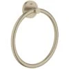 Grohe Essentials Towel Ring - Brushed Nickel 2 Grohe Essentials Towel Ring - Brushed Nickel -Home Bathroom Store grohe essentials towel ring brushed nickel 40365en1