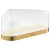 Grohe Selection Corner Shower Tray With Holder - Brushed Cool Sunrise -Home Bathroom Store grohe selection corner shower tray with holder brushed cool sunrise 41038gn0