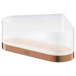 Grohe Selection Corner Shower Tray With Holder - Brushed Warm Sunset 6 Grohe Selection Corner Shower Tray With Holder - Brushed Warm Sunset -Home Bathroom Store grohe selection corner shower tray with holder brushed warm sunset 41038dl0 1