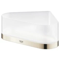 Grohe Selection Corner Shower Tray With Holder - Polished Nickel -Home Bathroom Store grohe selection corner shower tray with holder polished nickel 41038be0 1