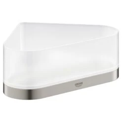 Grohe Selection Corner Shower Tray With Holder - Supersteel