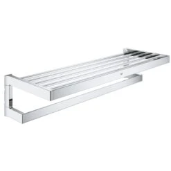 Grohe Selection Cube Multi Bath Towel Rack - Chrome